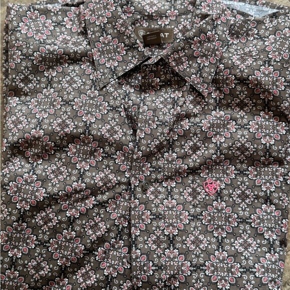 Ariat Mens Long Sleeve Button Front, Size Large - Picture 3 of 3